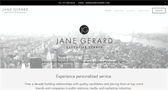 Desktop Screenshot of janegerard.com