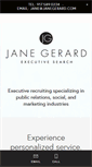 Mobile Screenshot of janegerard.com